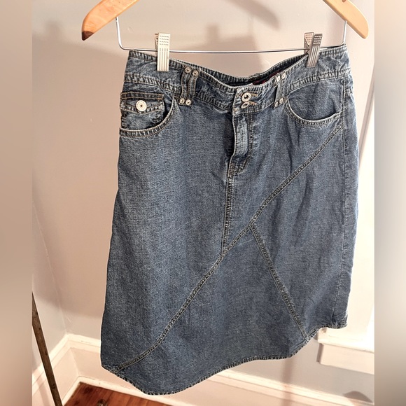 Vintage Y2K Point Zero Denim Skirt - Picture 1 of 7
